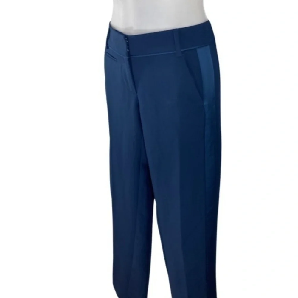 NWT Loft Marisa Straight Navy Blue Pants PP59 - Picture 6 of 7